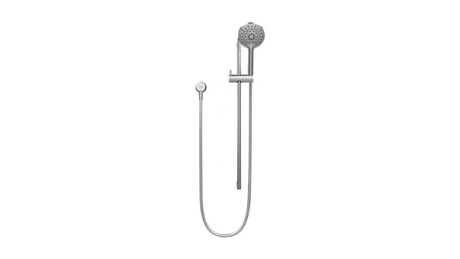 Posh Domaine Short Twin Shower with Bottom Rail Water Inlet Matte Black ...