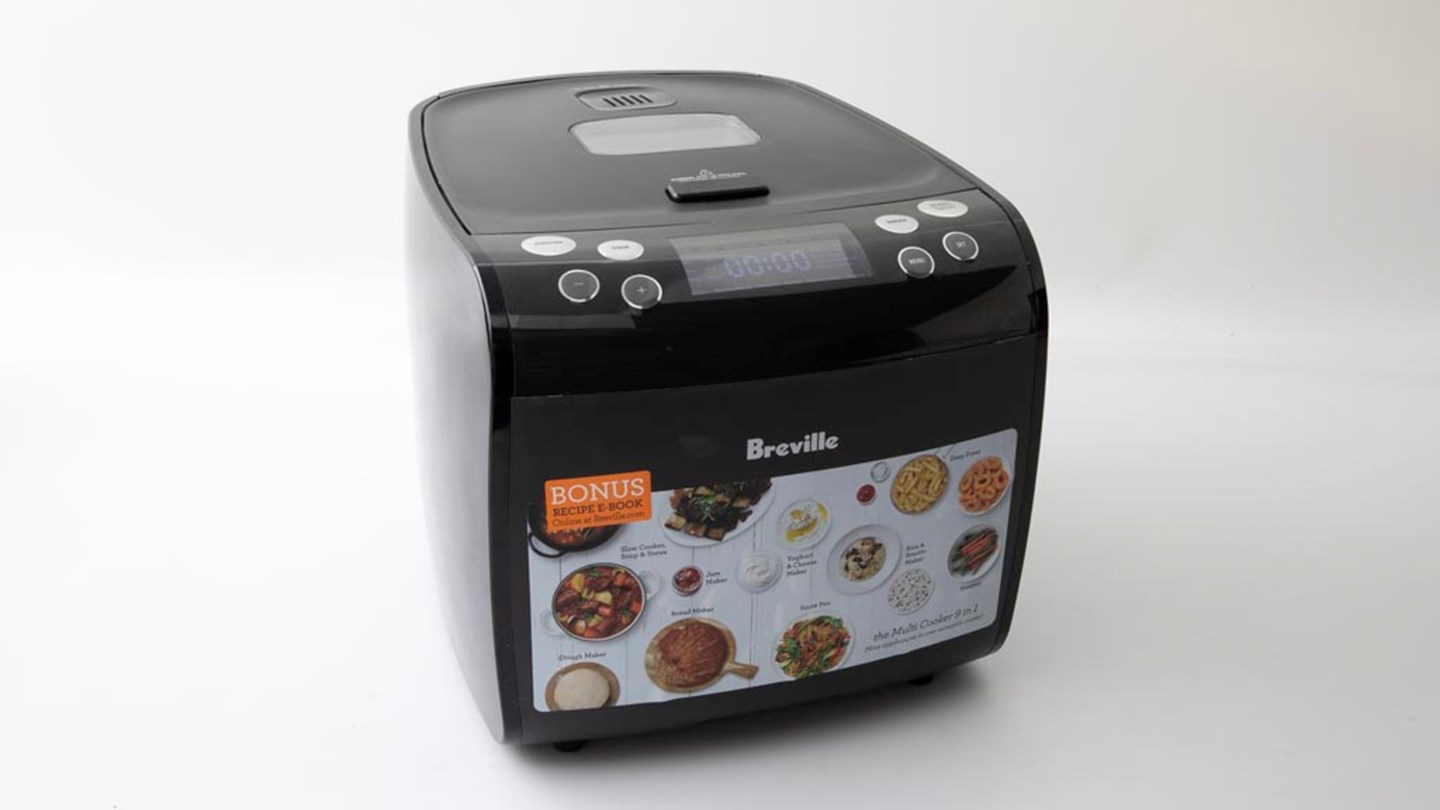 Breville The Multi Cooker 9 in 1 LMC600GRY Review Breadmaker CHOICE