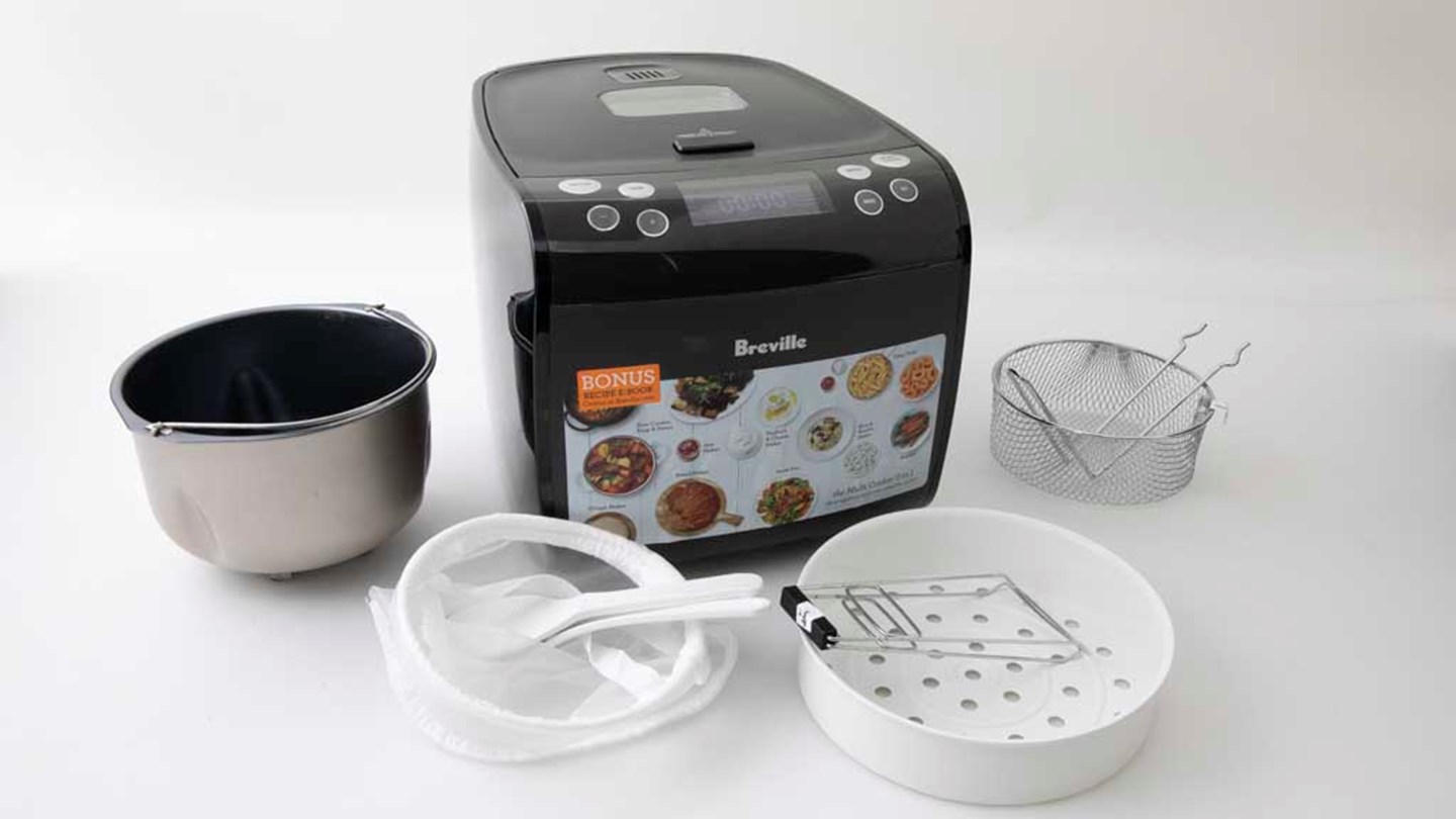 Breville The Multi Cooker 9 in 1 LMC600GRY Review Breadmaker CHOICE