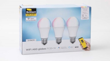 Brilliant Lighting WiFi A60 Globes RGB+W