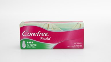 Carefree Flexia Super Tampons