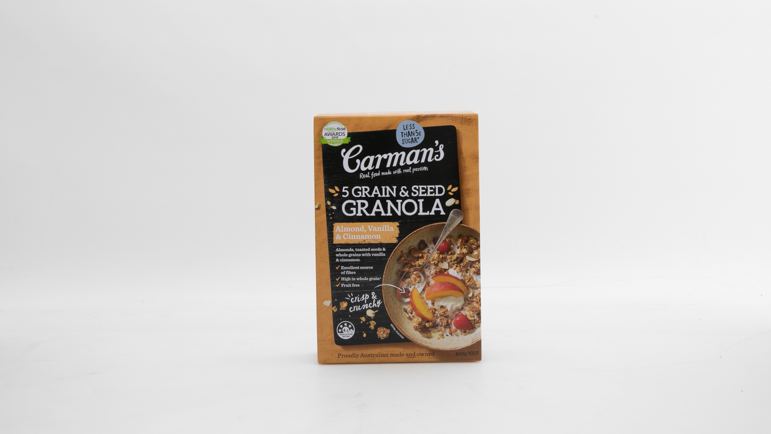 Carman's Almond, Vanilla & Cinnamon 5 Grain & Seed Granola