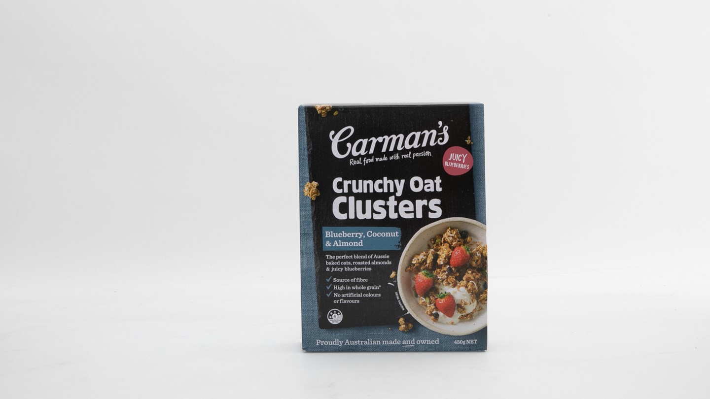 Carman's Honey Roasted Nut Crunchy Oat Clusters Review Breakfast