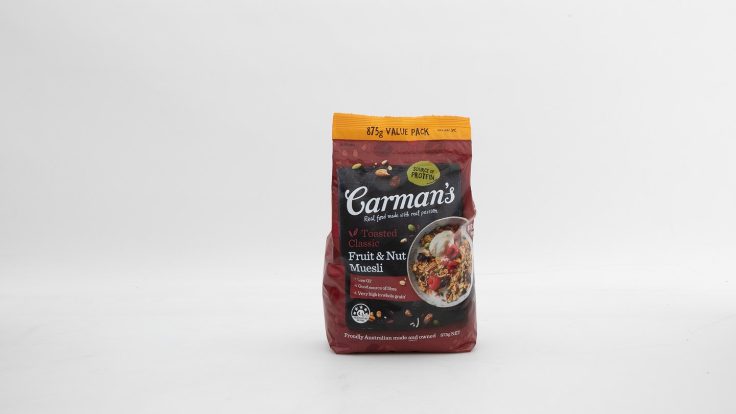 Carman's Toasted Classic Fruit & Nut Muesli Review | Breakfast cereals ...