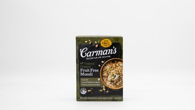 Carman's Toasted Original Fruit Free Muesli