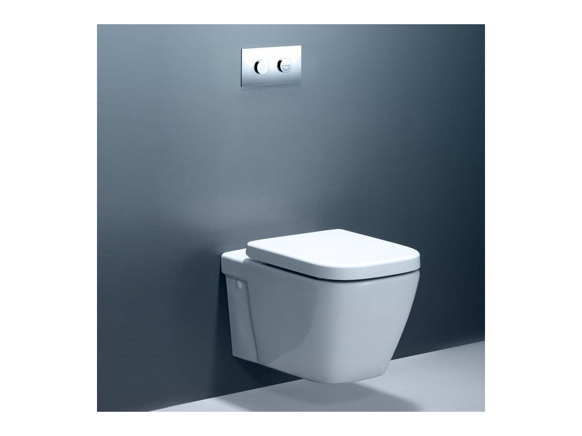 Caroma Cube Invisi II Inwall Wall Hung Toilet Suite White Review Toilet CHOICE