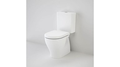 Caroma Luna Cleanflush Close Coupled S Trap Back Entry Toilet Suite Xena Soft Close Seat White