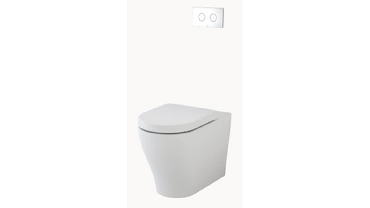 Caroma Luna Cleanflush Invisi Series II Wall Faced Toilet Suite