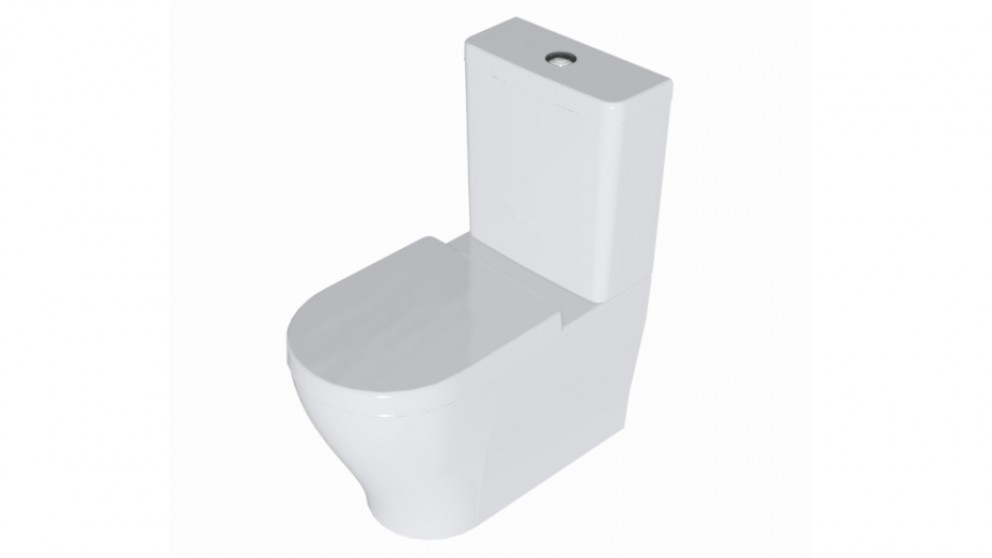 Caroma Luna Cleanflush Wall Faced Toilet Suite - Back Entry carousel image