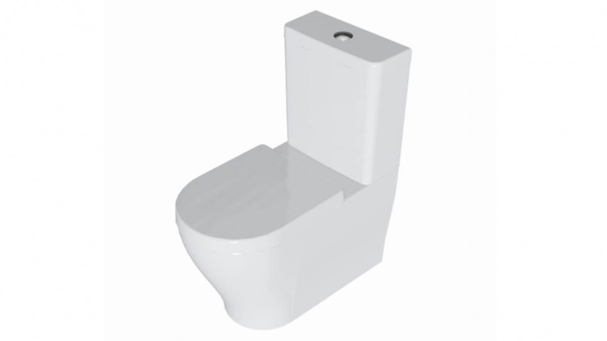 Caroma Luna Cleanflush Wall Faced Toilet Suite - Bottom Inlet carousel image