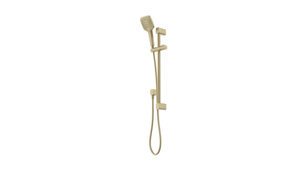 Caroma Luna Multifunction Rail Shower Brushed Brass 90384BB4F carousel image