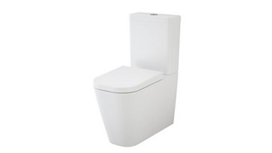 Caroma Luna Square Cleanflush Wall Faced Toilet Suite BI