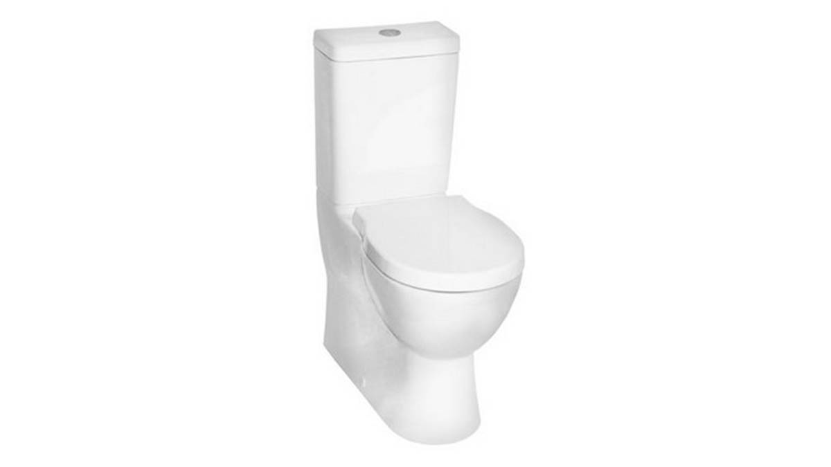 Caroma Opal II Wall Faced Close Coupled Toilet Suite - White