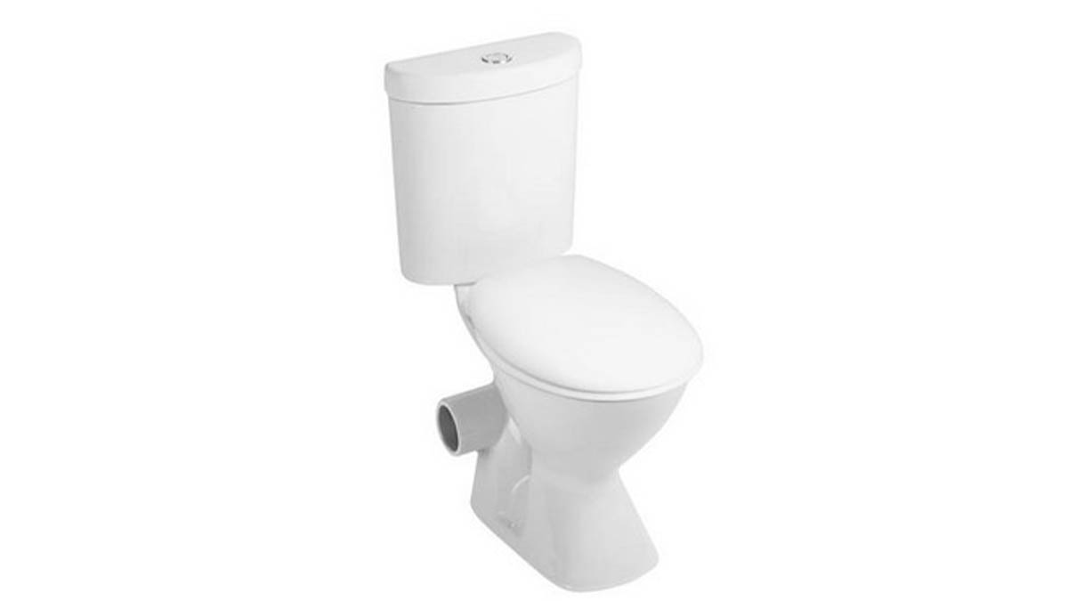 Caroma Profile 4 Skew Trap Close Coupled Toilet Suite - LHS