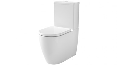 Caroma Urbane II Cleanflush Back Entry Wall Faced Close Coupled Toilet Suite