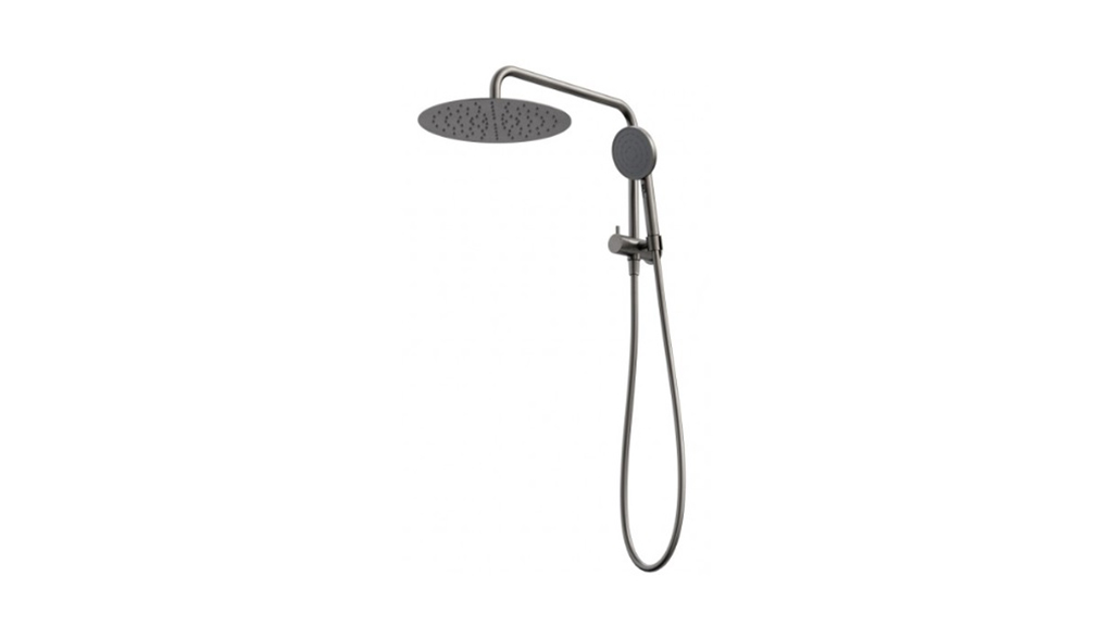 Caroma Urbane II Compact Twin Shower Gunmetal 99632GM3A