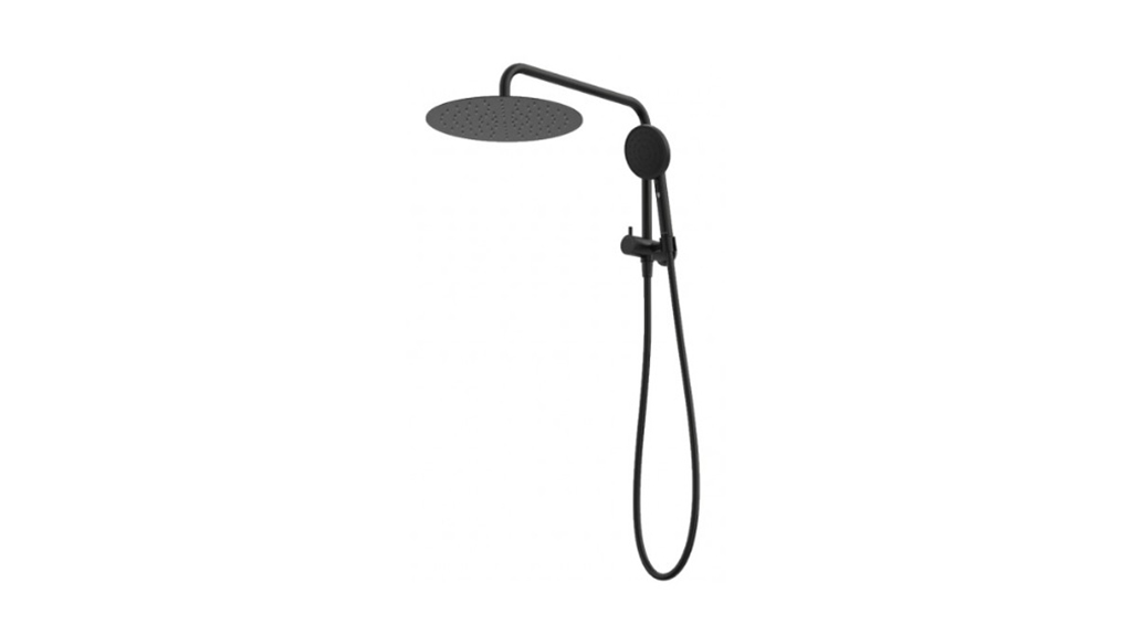 Caroma Urbane II Compact Twin Shower Matte Black 99632B3A