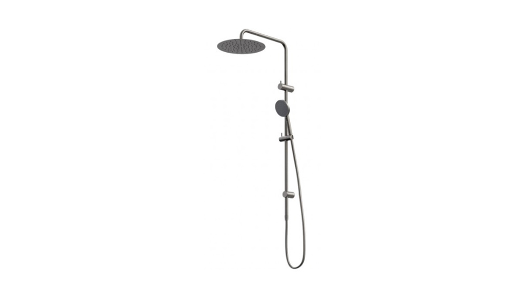 Caroma Urbane II Rail Shower with 300mm Overhead Gunmetal 99630GM3A