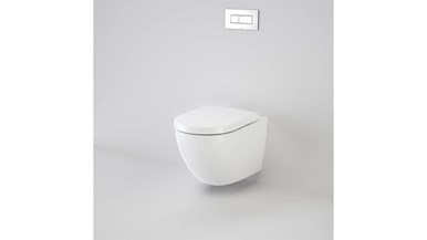 Caroma Urbane Invisi Wall Hung Toilet Suite with Arc Soft Close Seat White