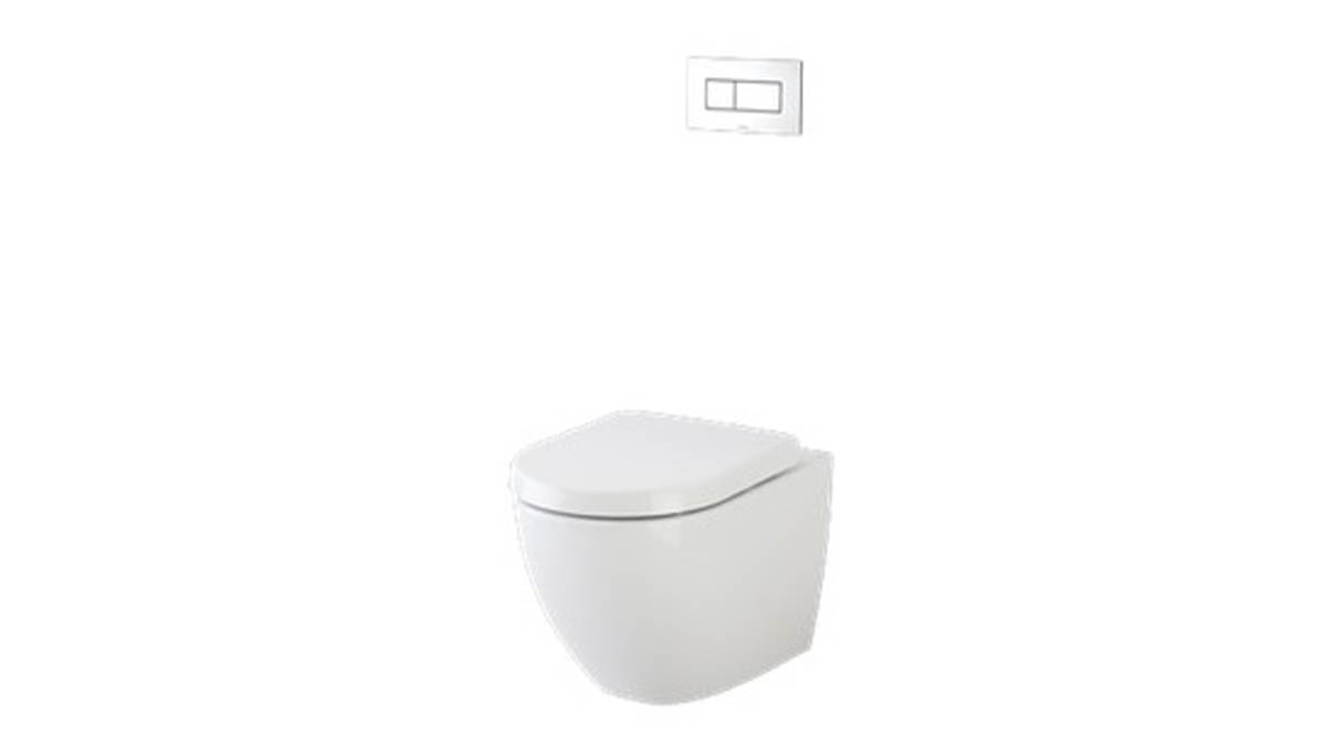 Caroma Urbane Wall Hung Invisi Series II Suite - UC - Arc SC Seat