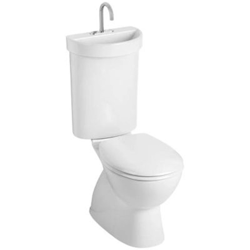 Parisi Play MK II Wall Faced Toilet Suite with Twin Button Set Chrome