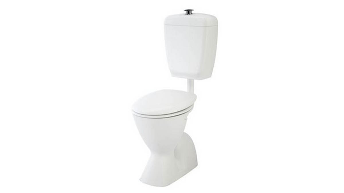 Caroma White Cosmo Sovereign Care Toilet Suite - S Trap