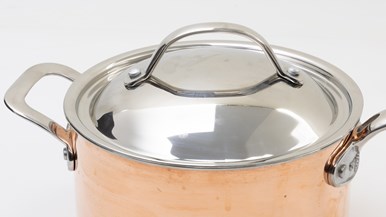 Chasseur Escoffier Induction saucepan 20x12cm/3L, copper