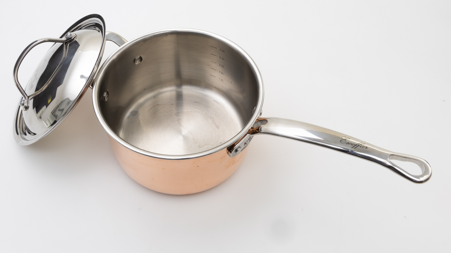 Chasseur Escoffier Induction saucepan 20x12cm/3L, copper