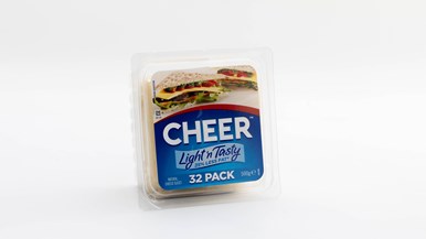 Cheer Light 'n Tasty 25% Less Fat Natural Cheese Slices