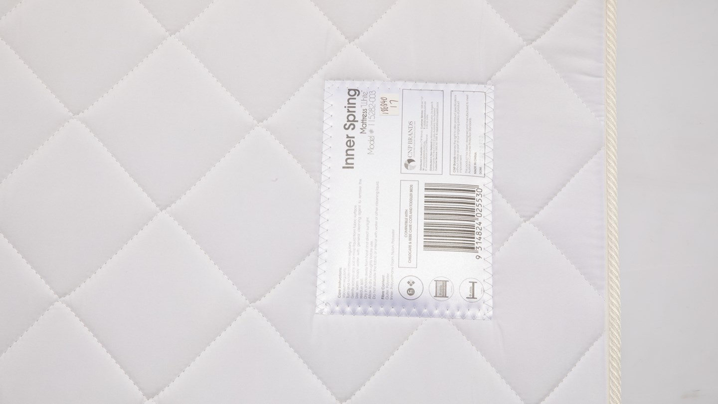 Childcare Inner Spring Mattress White 115282003 Review Cot mattress CHOICE