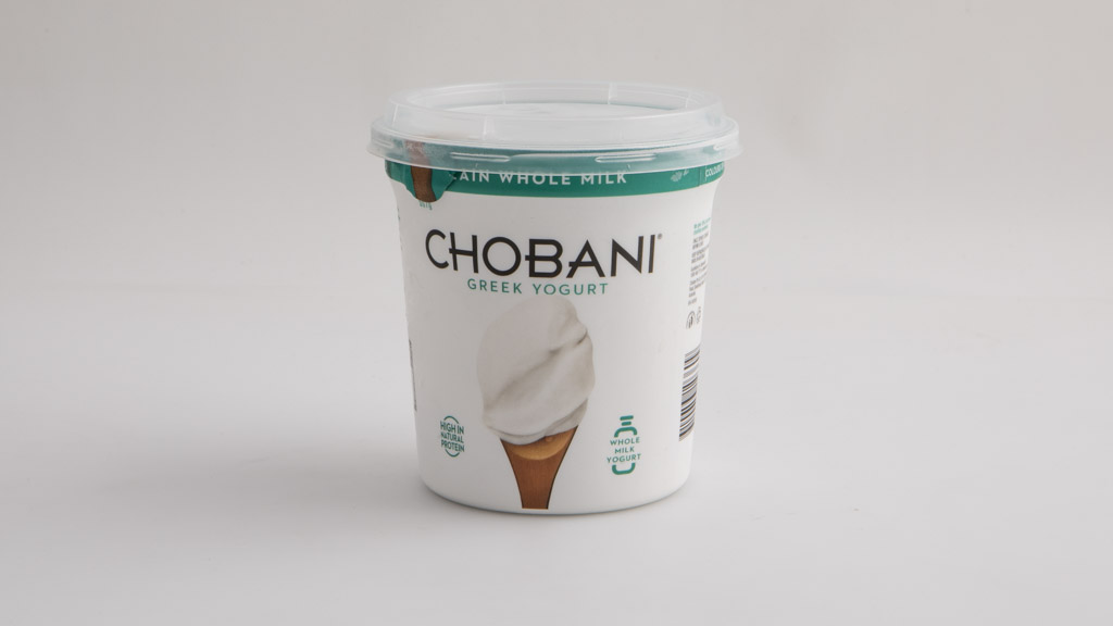 Chobani Greek Yogurt Plain Whole Milk carousel image