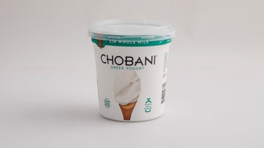 Chobani Greek Yogurt Plain Whole Milk