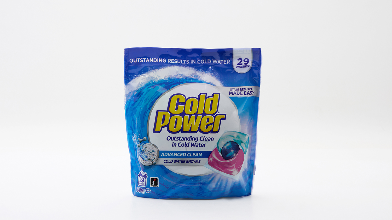 Cold Power Advanced Clean Laundry Capsules Top Loader