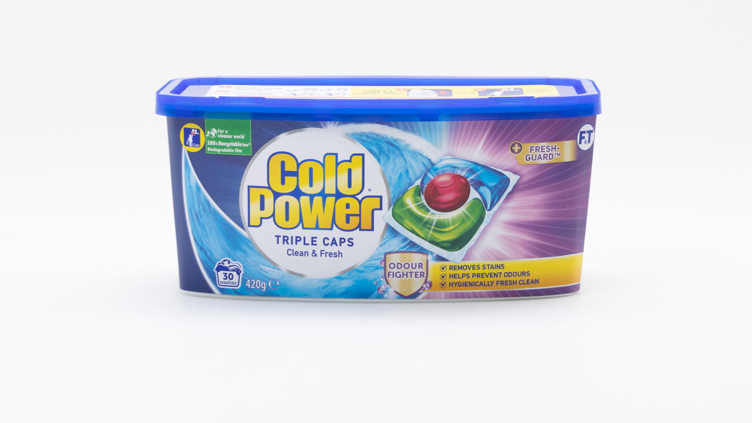 Cold Power Triple Caps Clean & Fresh Top Loader