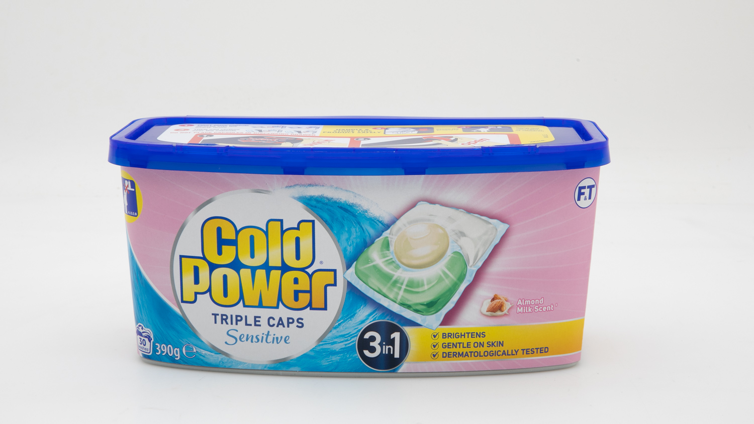 Cold Power Triple Caps Sensitive 3 in 1 30 Capsules 390g Top Loader carousel image