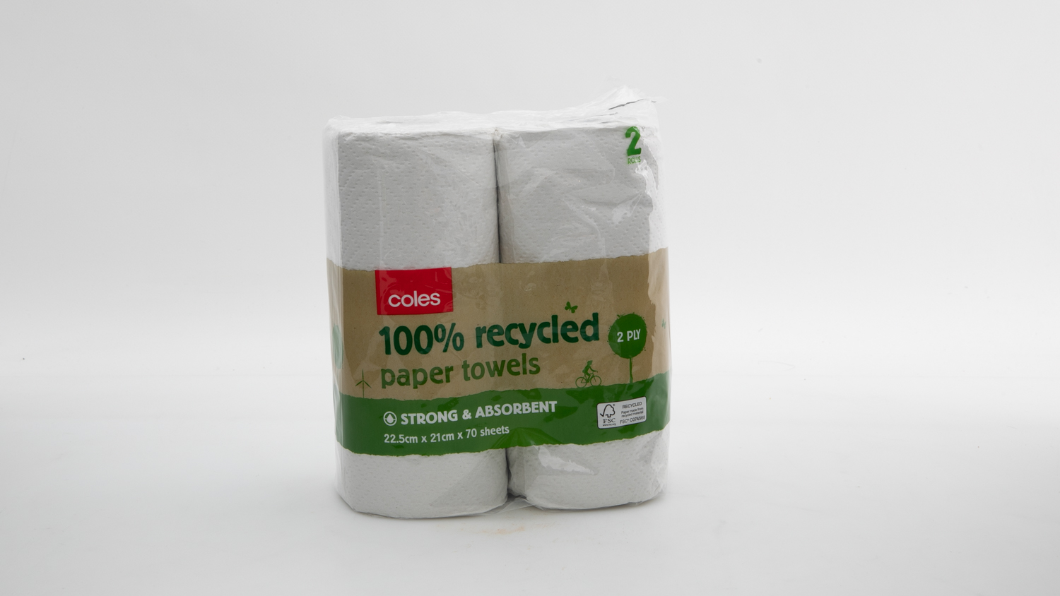 Coles 100% Recycled Paper Towels carousel image