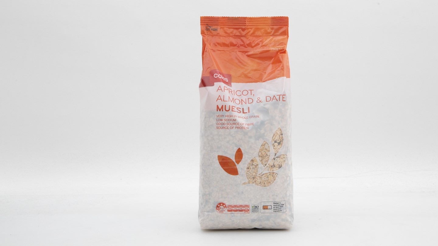 Coles Toasted Original Muesli Review Breakfast cereals comparison