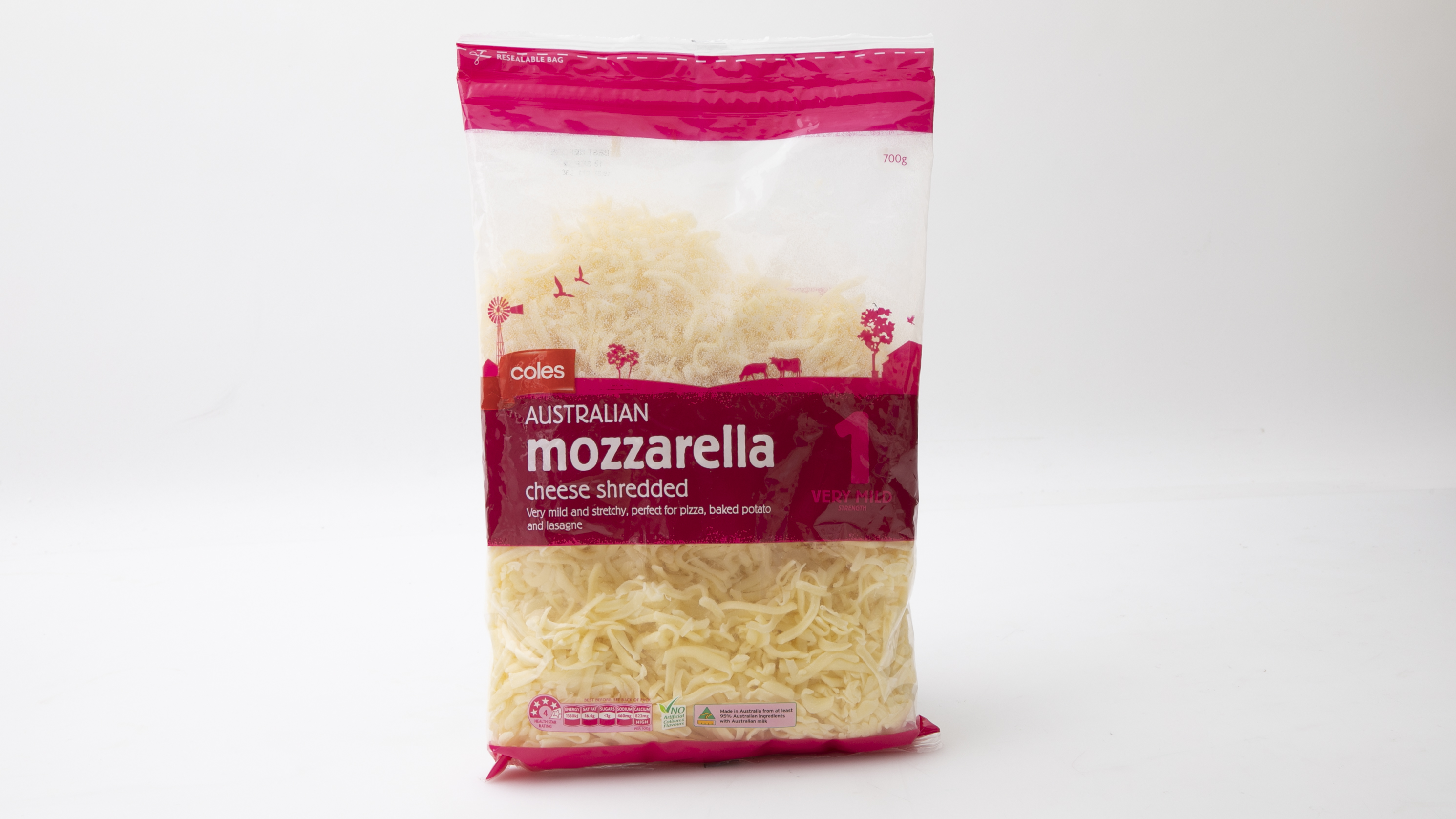 Coles Australian Mozzarella Cheese Shredded carousel image