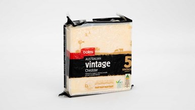 Coles Australian Vintage Cheddar