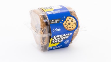 Coles (Bakery) Dreams Crumb True New York Choc Chip Cookies