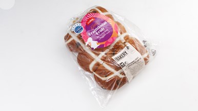 Coles Bakery Easter Traditional Fruit Hot Cross Buns