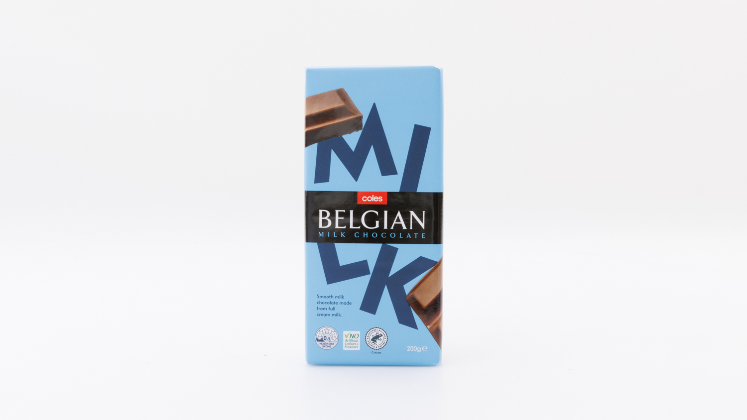 Coles Belgian Milk Chocolate