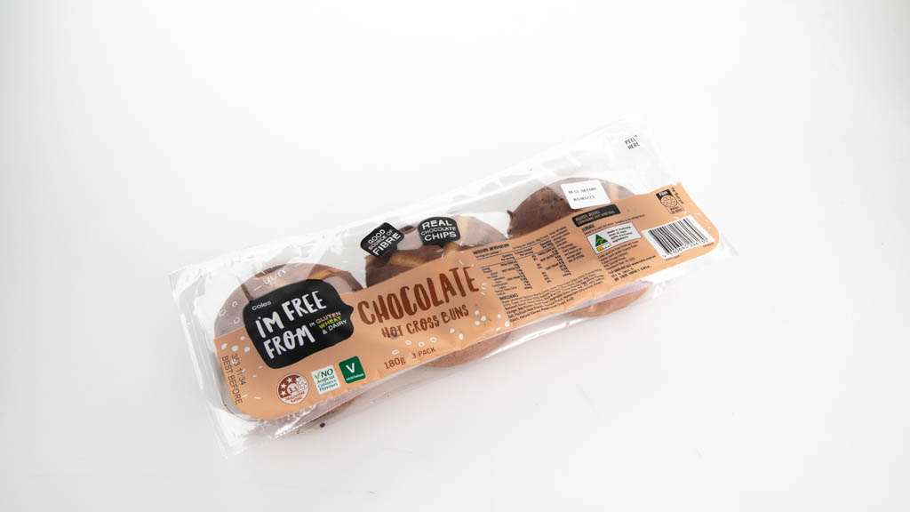 Coles Chocolate I'm Free From Gluten Wheat & Dairy Review Hot cross