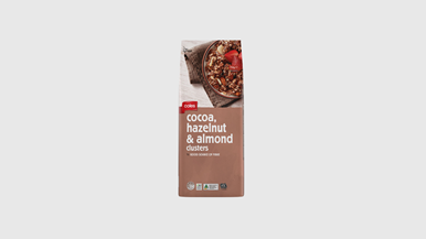 Coles Clusters Cocoa, Hazlenut & Almond