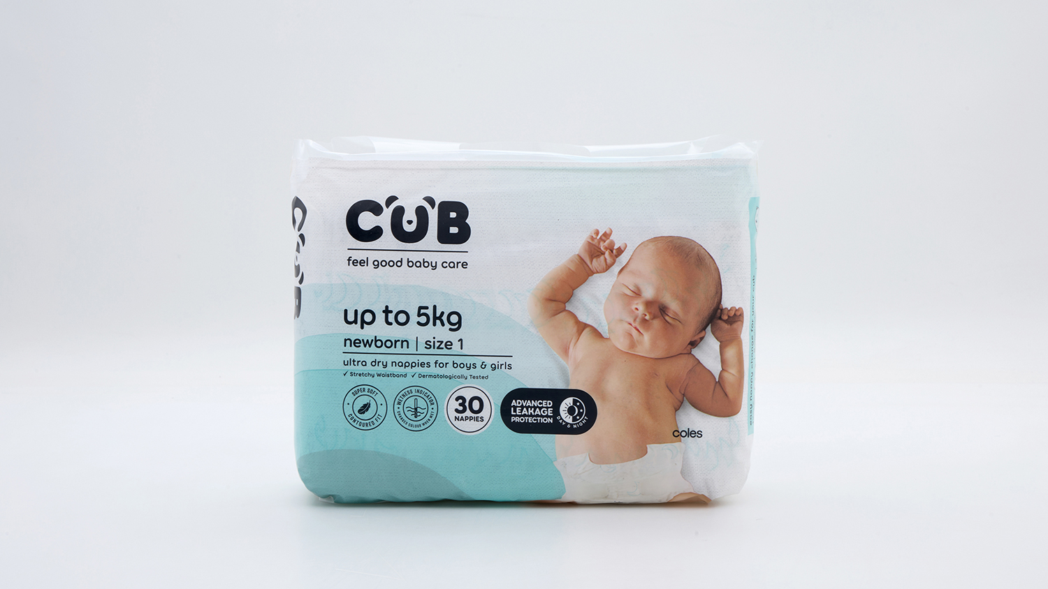 Coles CUB Newborn Size 1