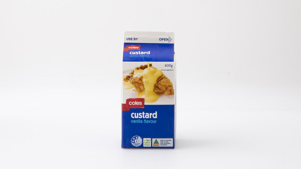 Coles Custard Vanilla Flavour Review Custard CHOICE