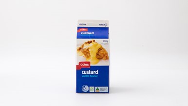 Coles Custard Vanilla Flavour