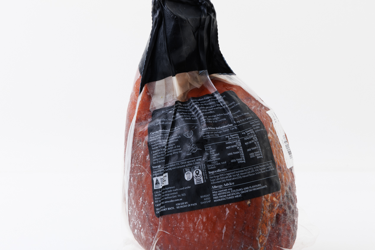 Coles Finest Free Range Triple Smoked Leg Ham