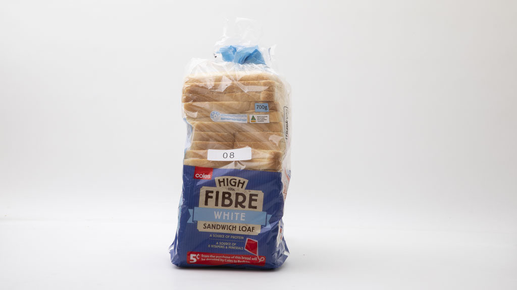 Coles High Fibre White Sandwich Loaf carousel image