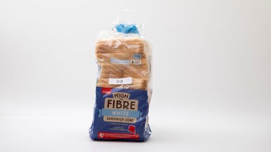 Coles High Fibre White Sandwich Loaf